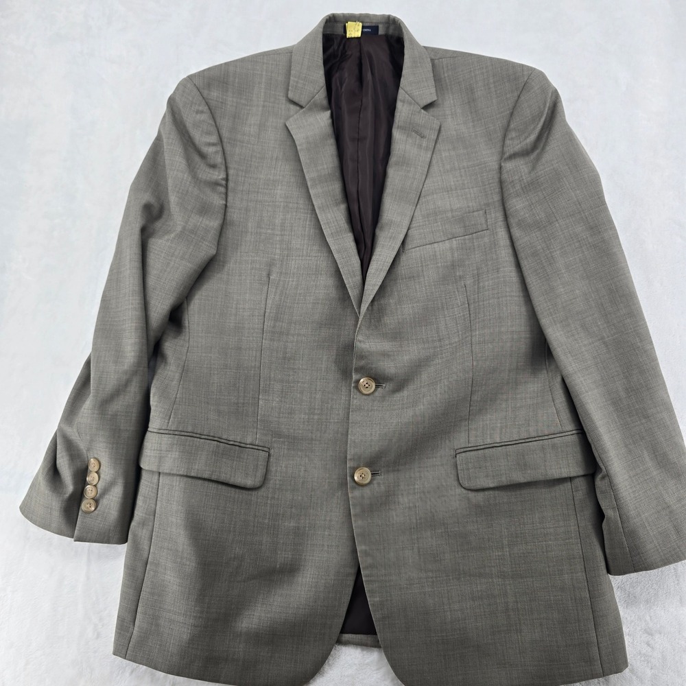 Ralph Lauren Sport Coat Mens 42R Blazer Gray 100% Wool Dillard's Exclusive